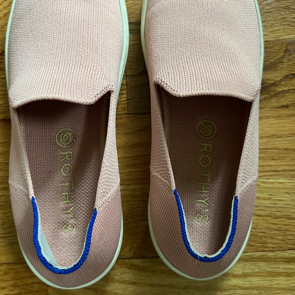 Rothy’s original slip on light pink sneakers women’s size 7.5 - Picture 16 of 16